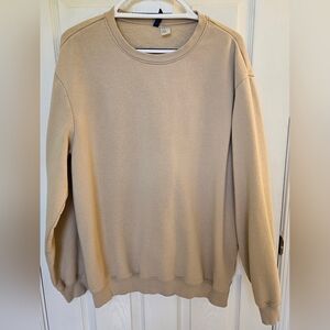 Divided size XL tan sweatshirt